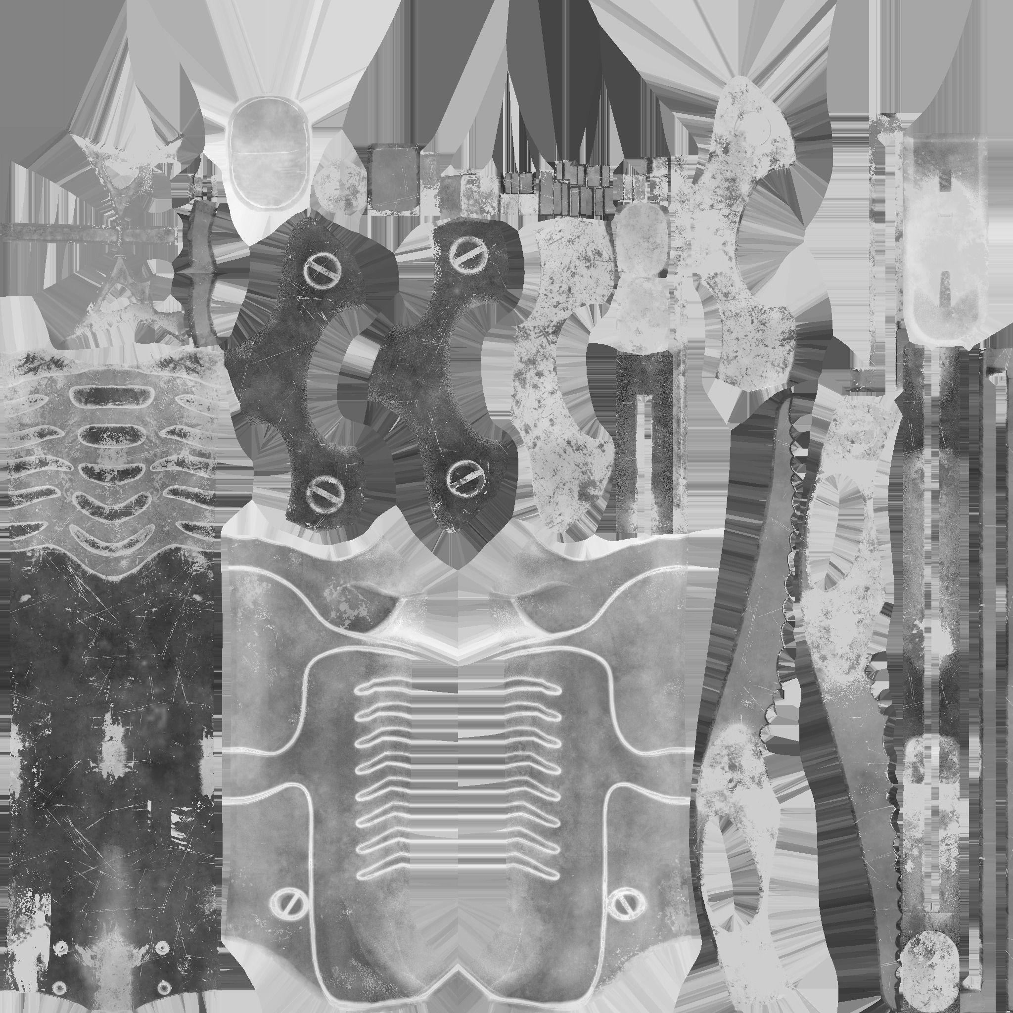 Mountain Ice Axe Low-poly 3D model_27