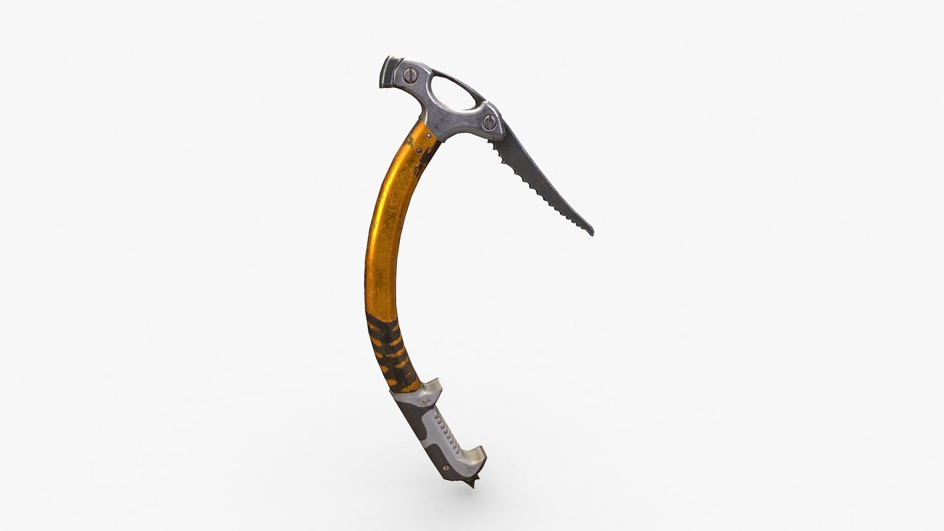 Mountain Ice Axe Low-poly 3D model_2