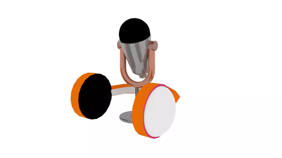 microphone Free 3D model