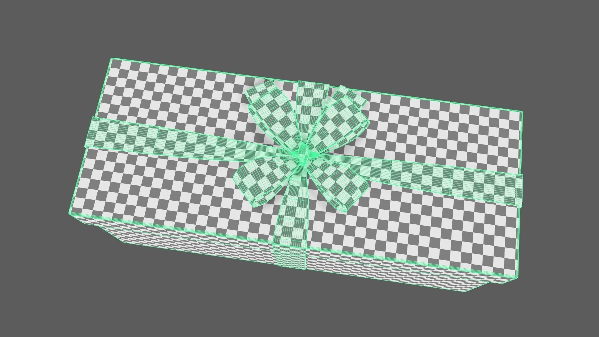 Christmas Gift Box 04 - V6 Low-poly 3D model_12