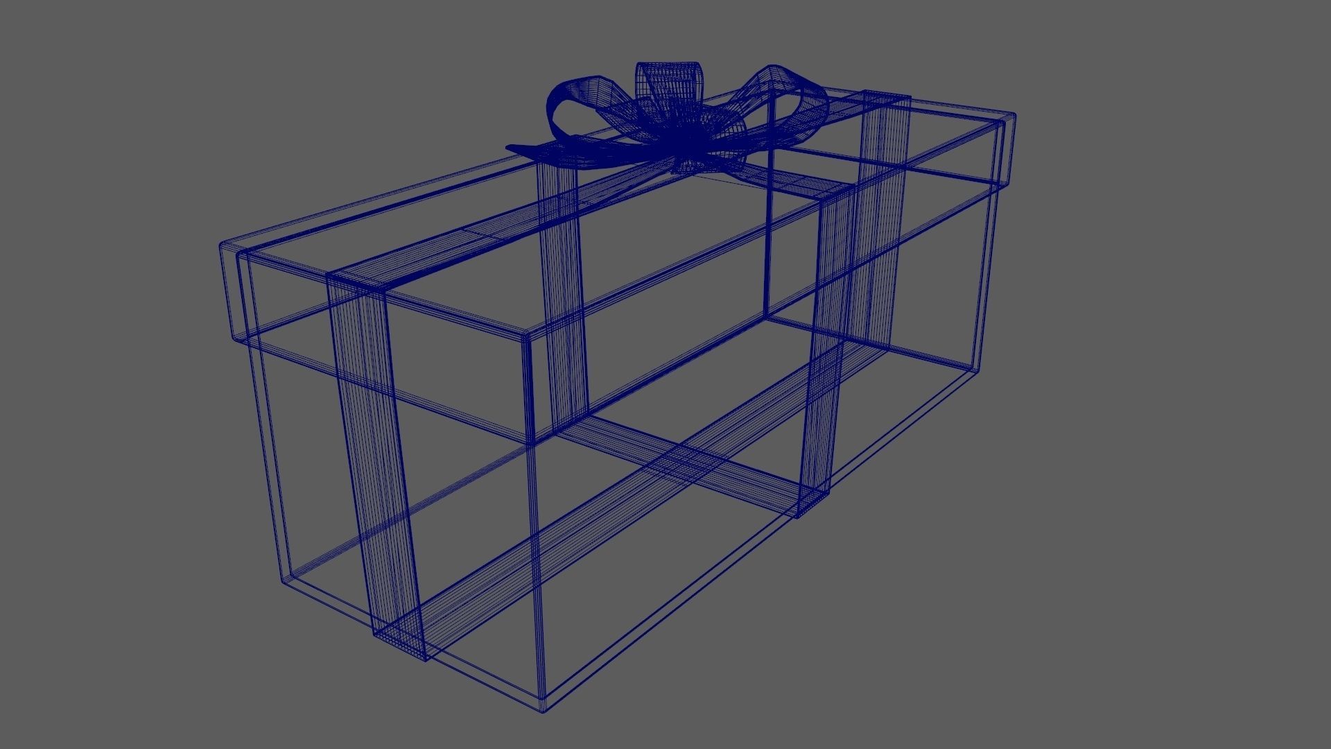 Christmas Gift Box 04 - V6 Low-poly 3D model_14