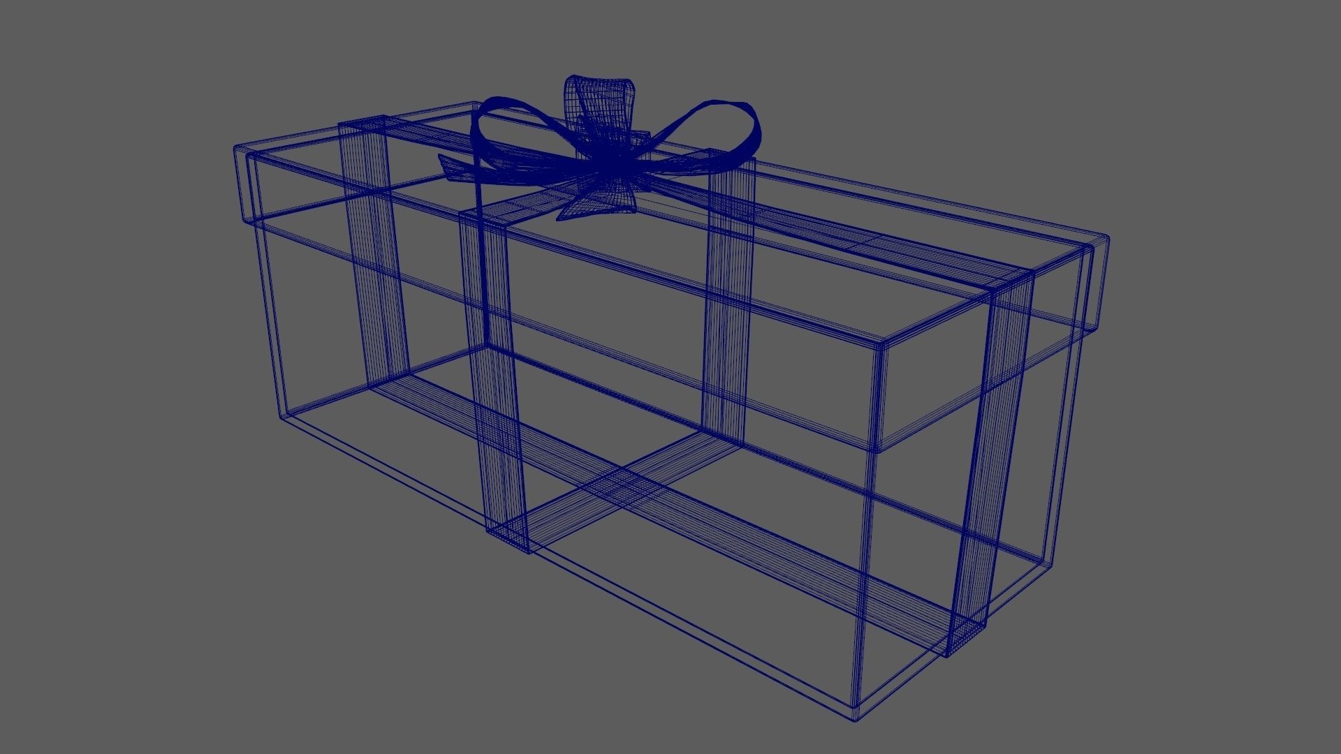 Christmas Gift Box 04 - V6 Low-poly 3D model_13