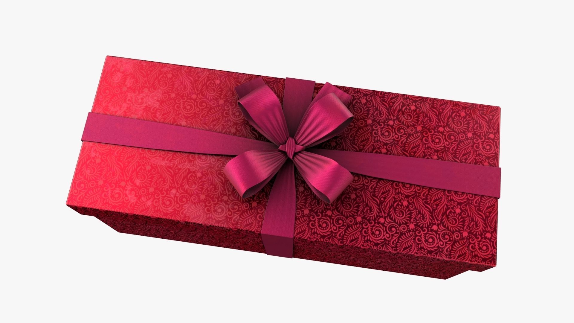 Christmas Gift Box 04 - V10 Low-poly 3D model_4