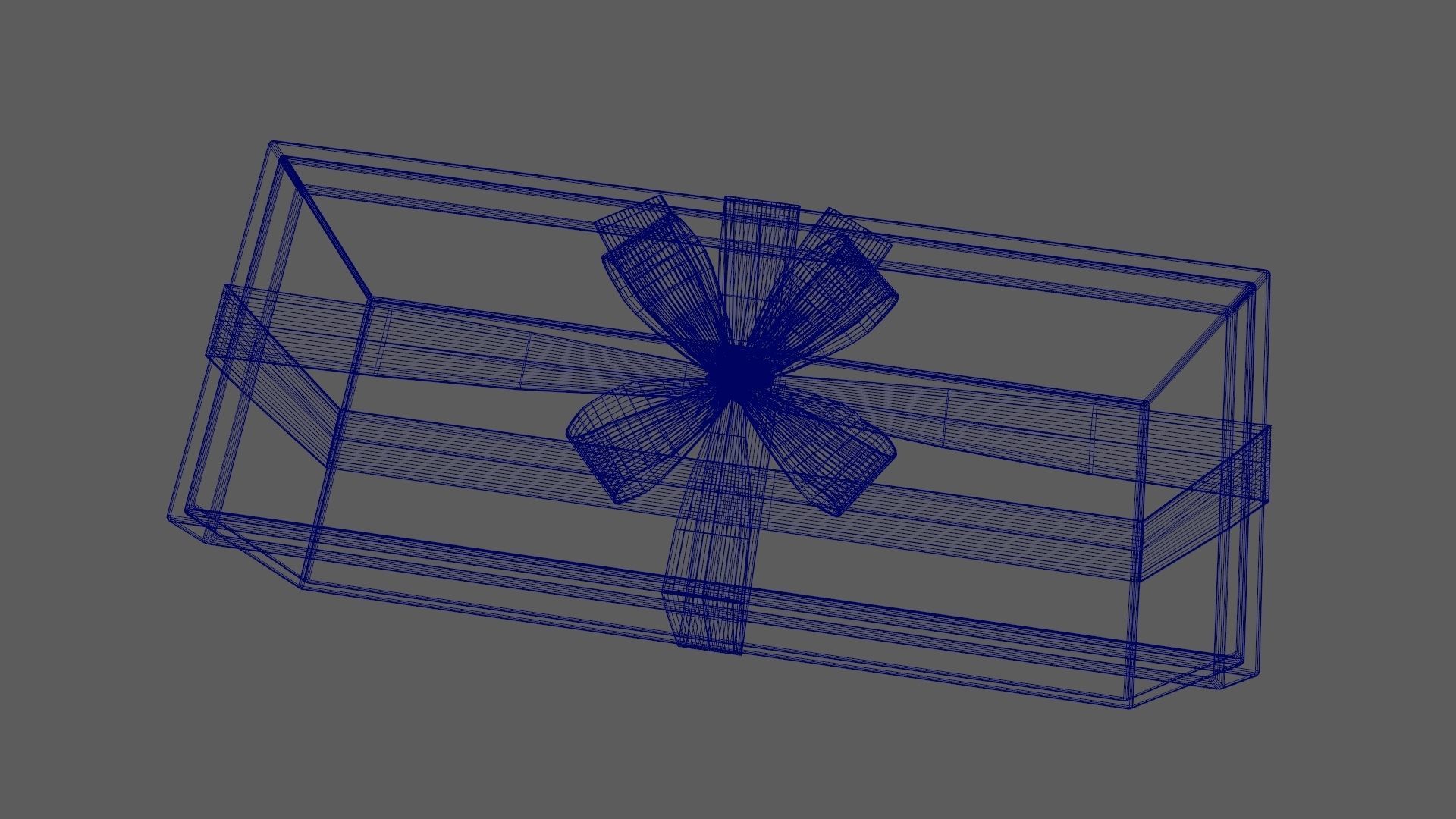 Christmas Gift Box 04 - V10 Low-poly 3D model_16