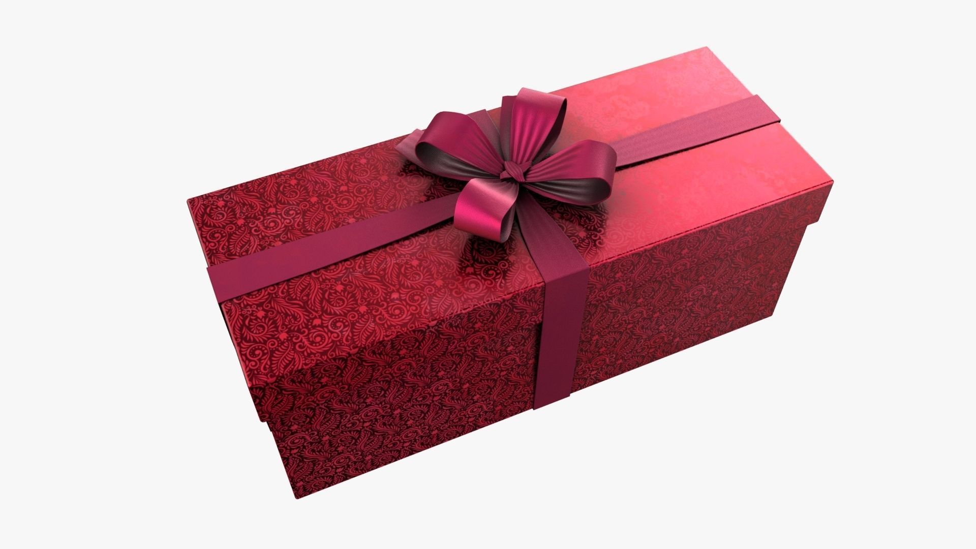 Christmas Gift Box 04 - V10 Low-poly 3D model_3