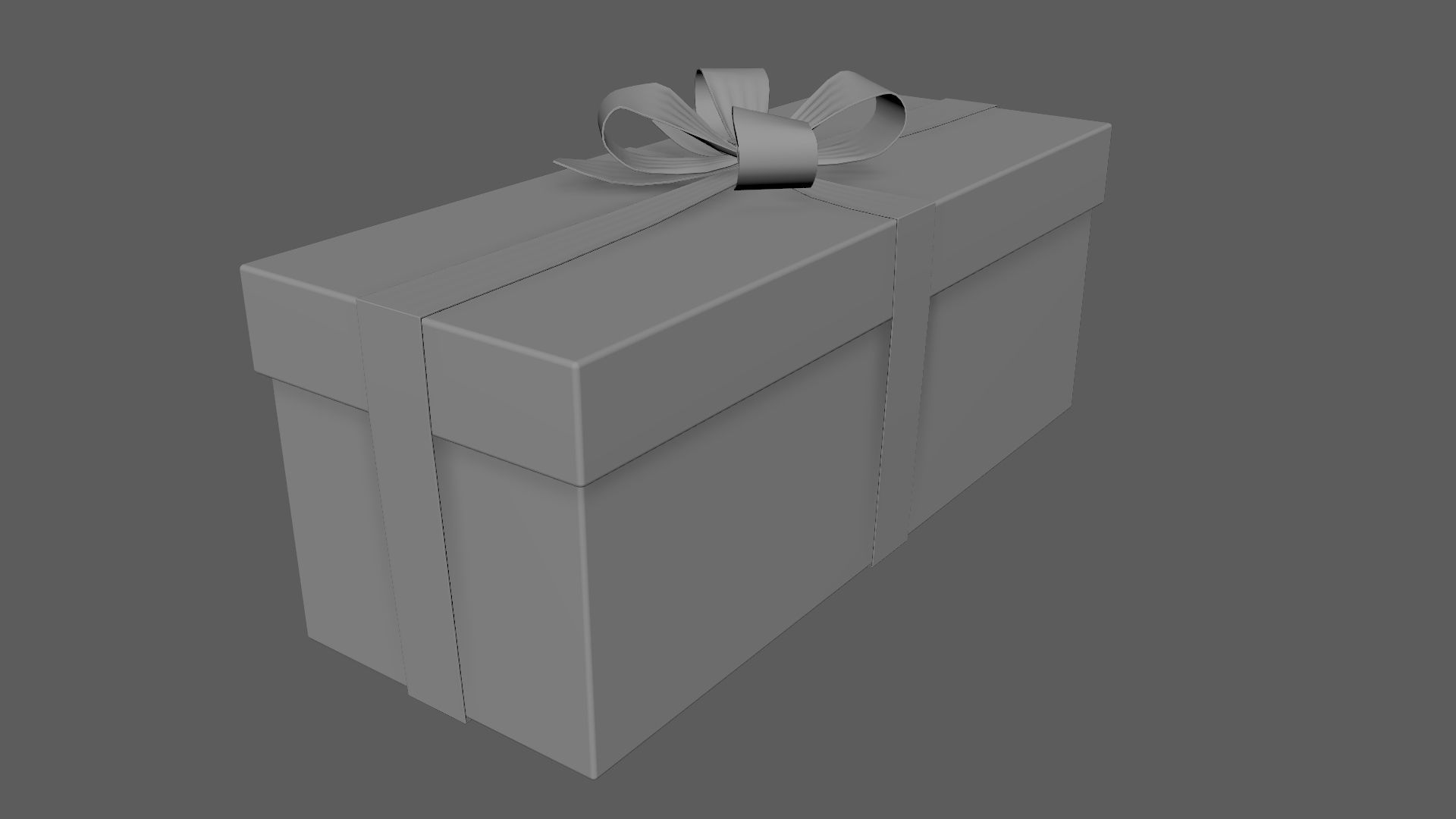 Christmas Gift Box 04 - V11 Low-poly 3D model_6