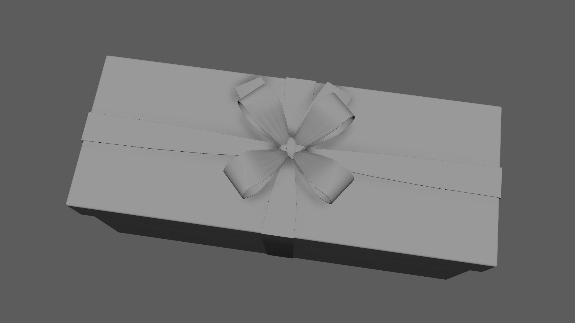 Christmas Gift Box 04 - V11 Low-poly 3D model_8