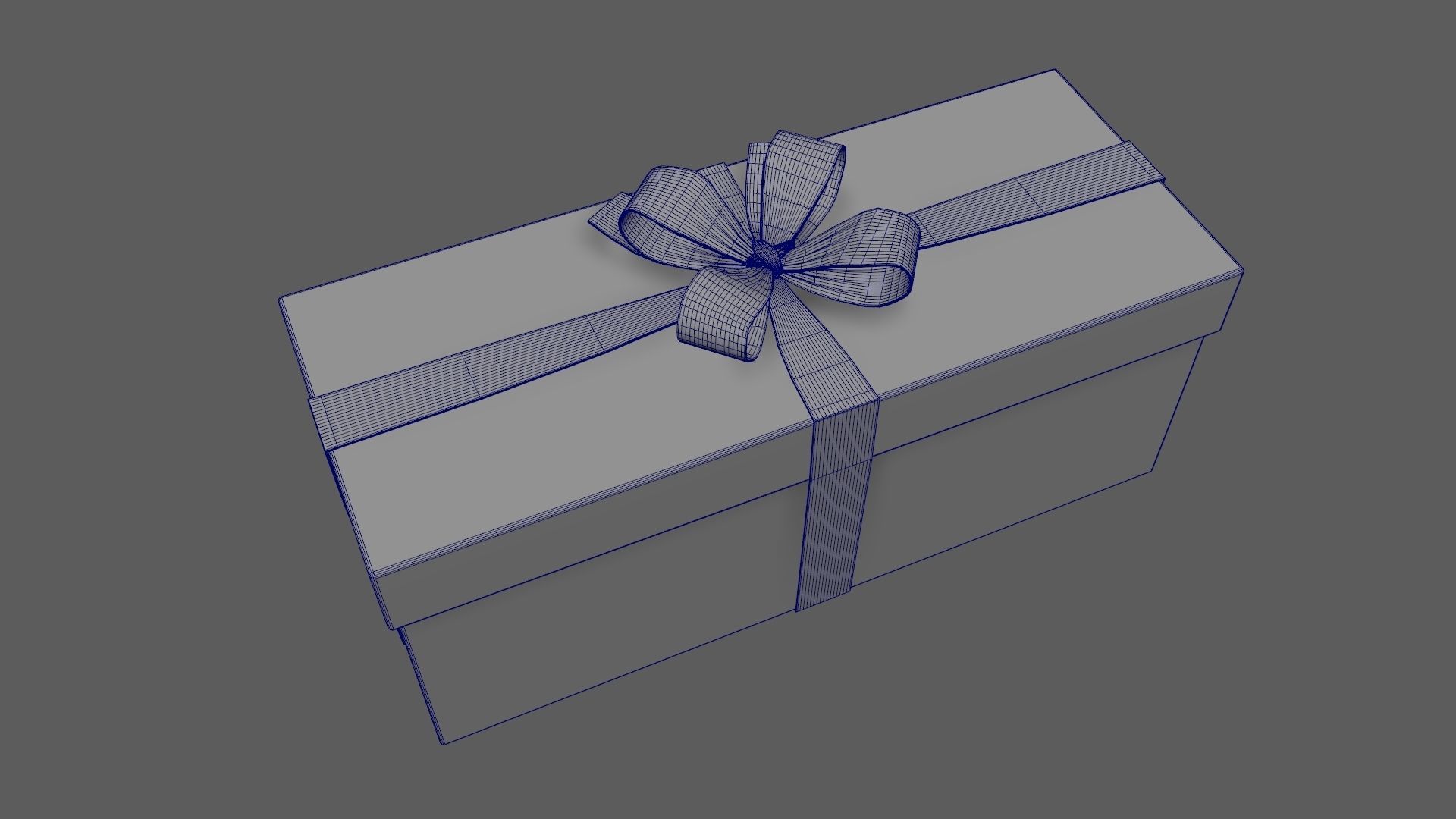 Christmas Gift Box 04 - V11 Low-poly 3D model_19