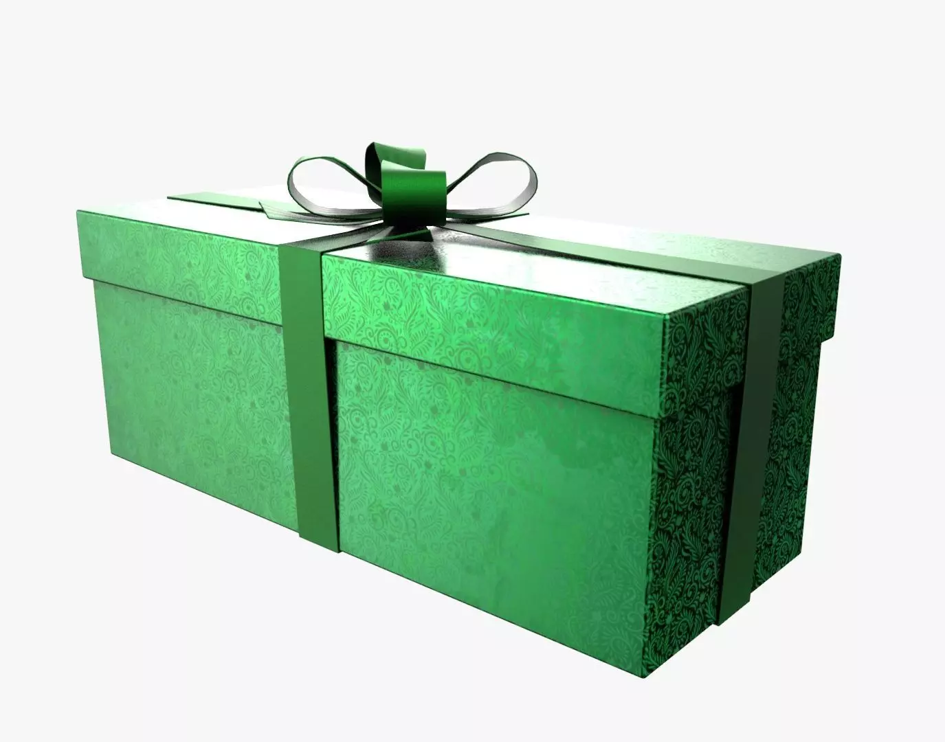 Christmas Gift Box 04 - V11 Low-poly 3D model_0