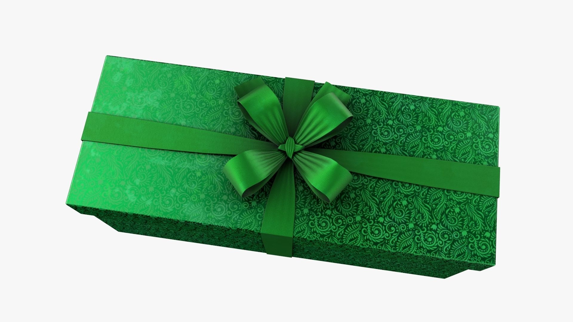 Christmas Gift Box 04 - V11 Low-poly 3D model_4