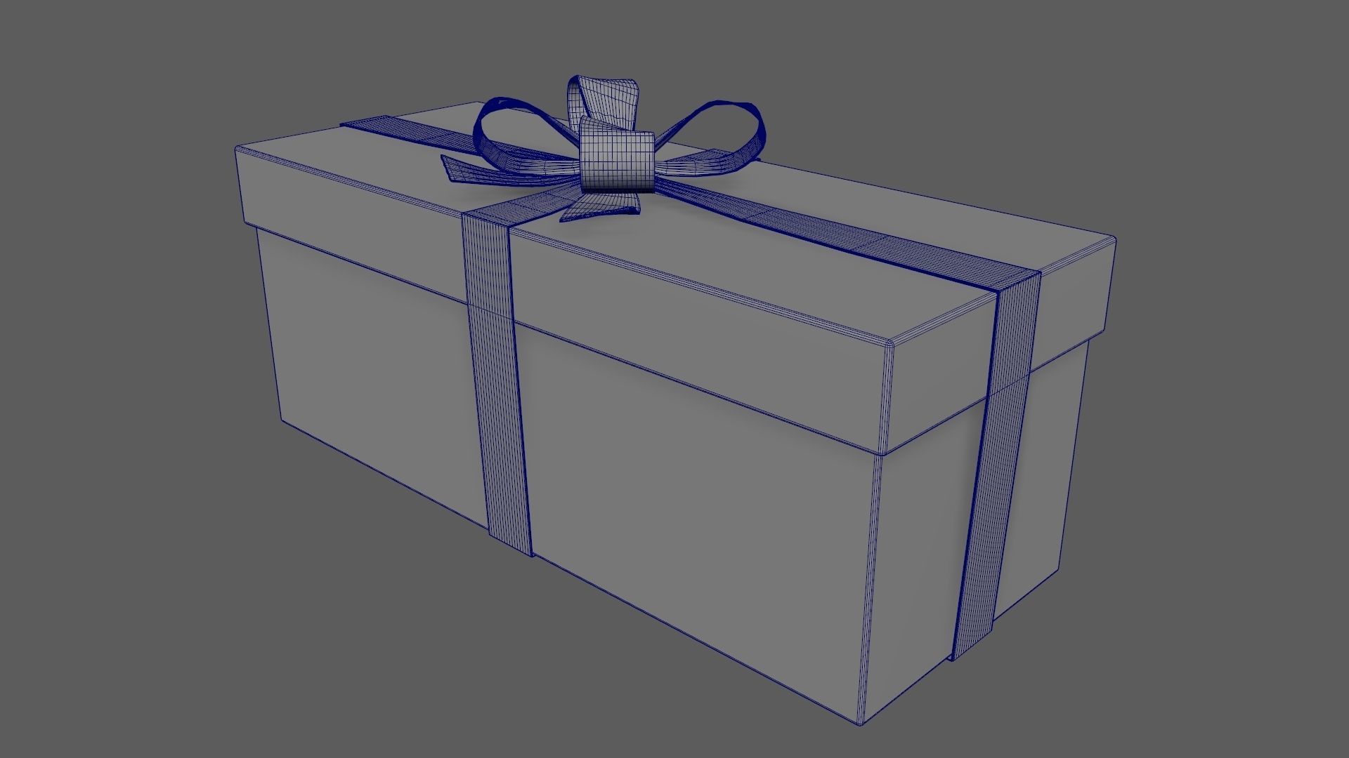 Christmas Gift Box 04 - V12 Low-poly 3D model_17