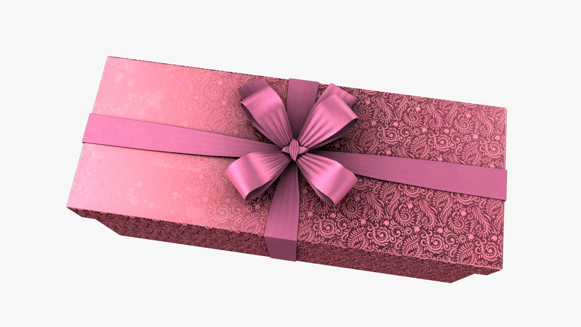 Christmas Gift Box 04 - V12 Low-poly 3D model_4