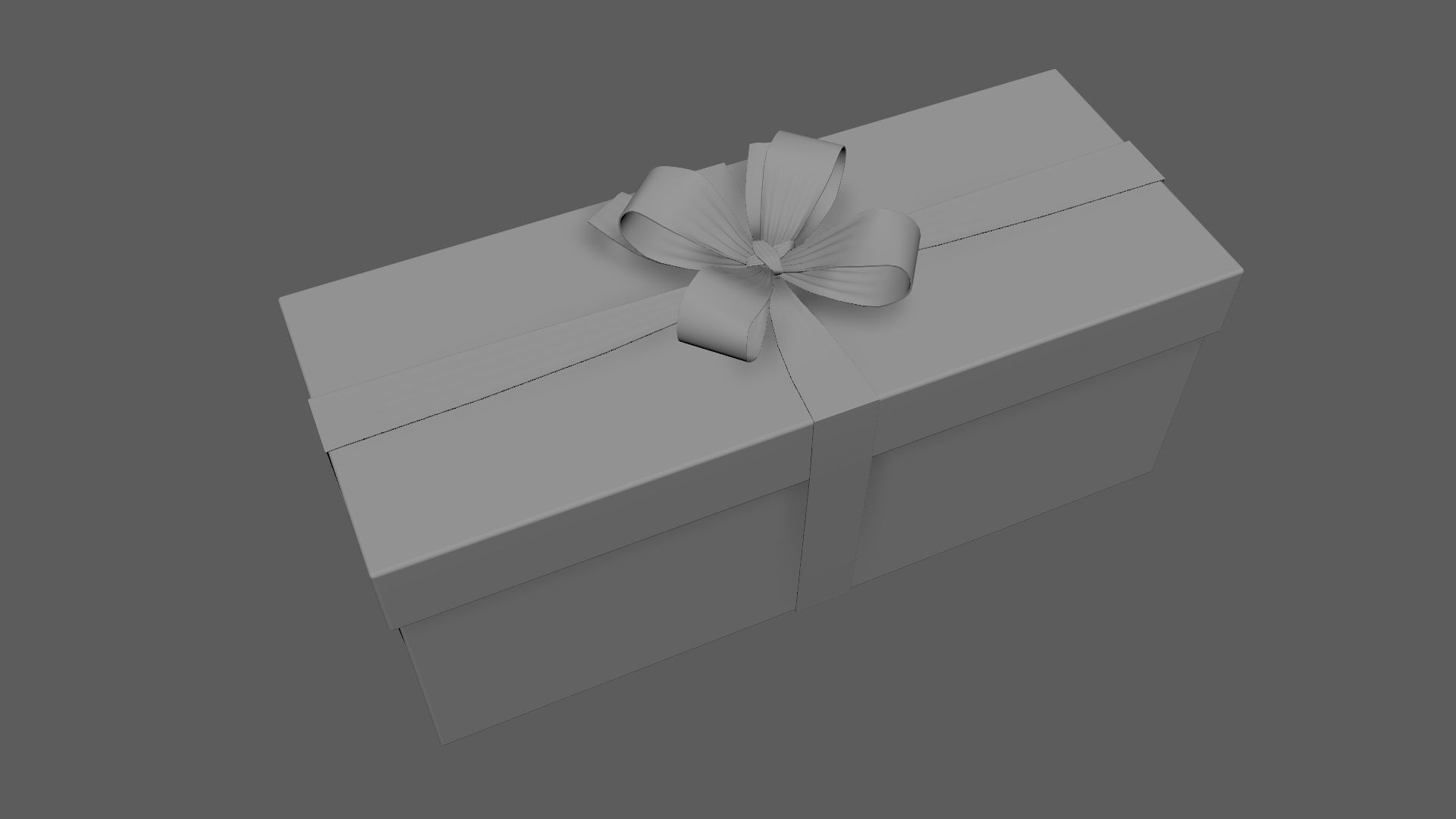 Christmas Gift Box 04 - V12 Low-poly 3D model_7