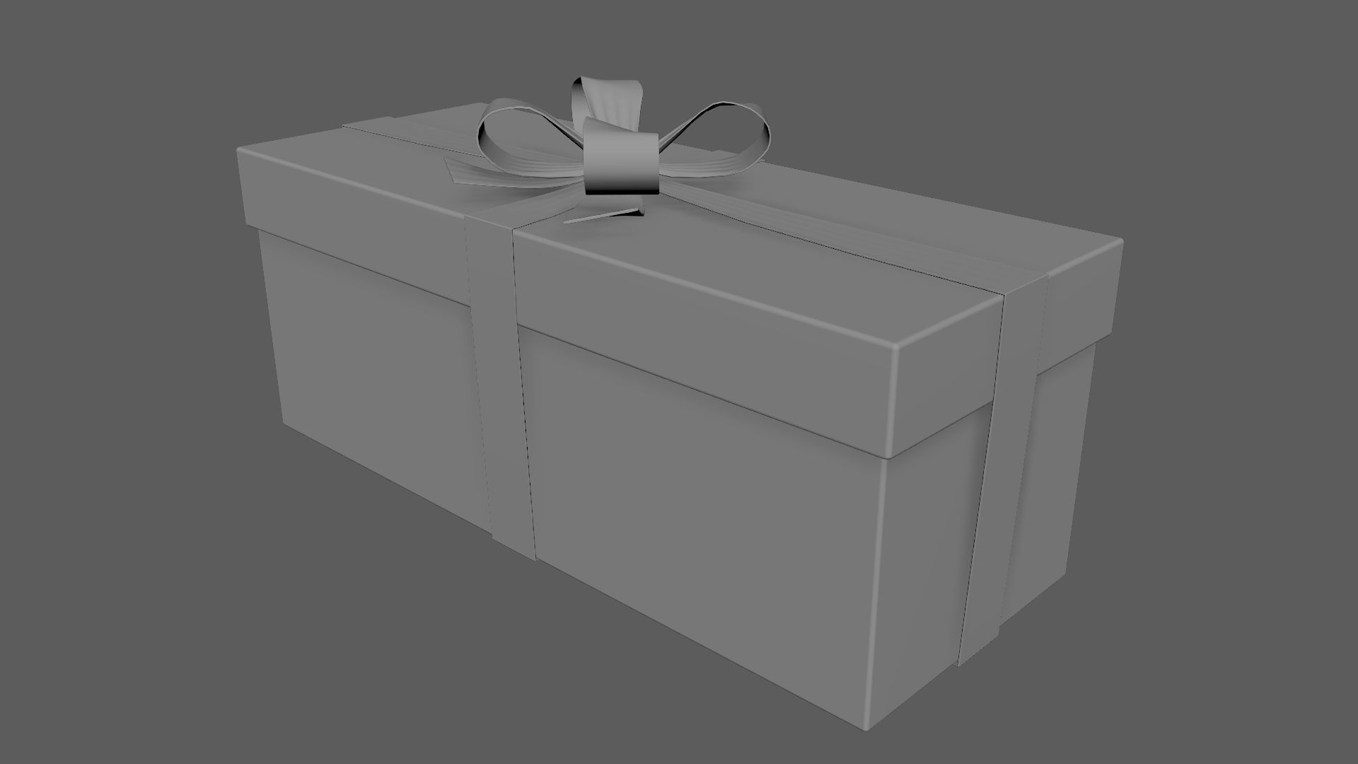 Christmas Gift Box 04 - V12 Low-poly 3D model_5