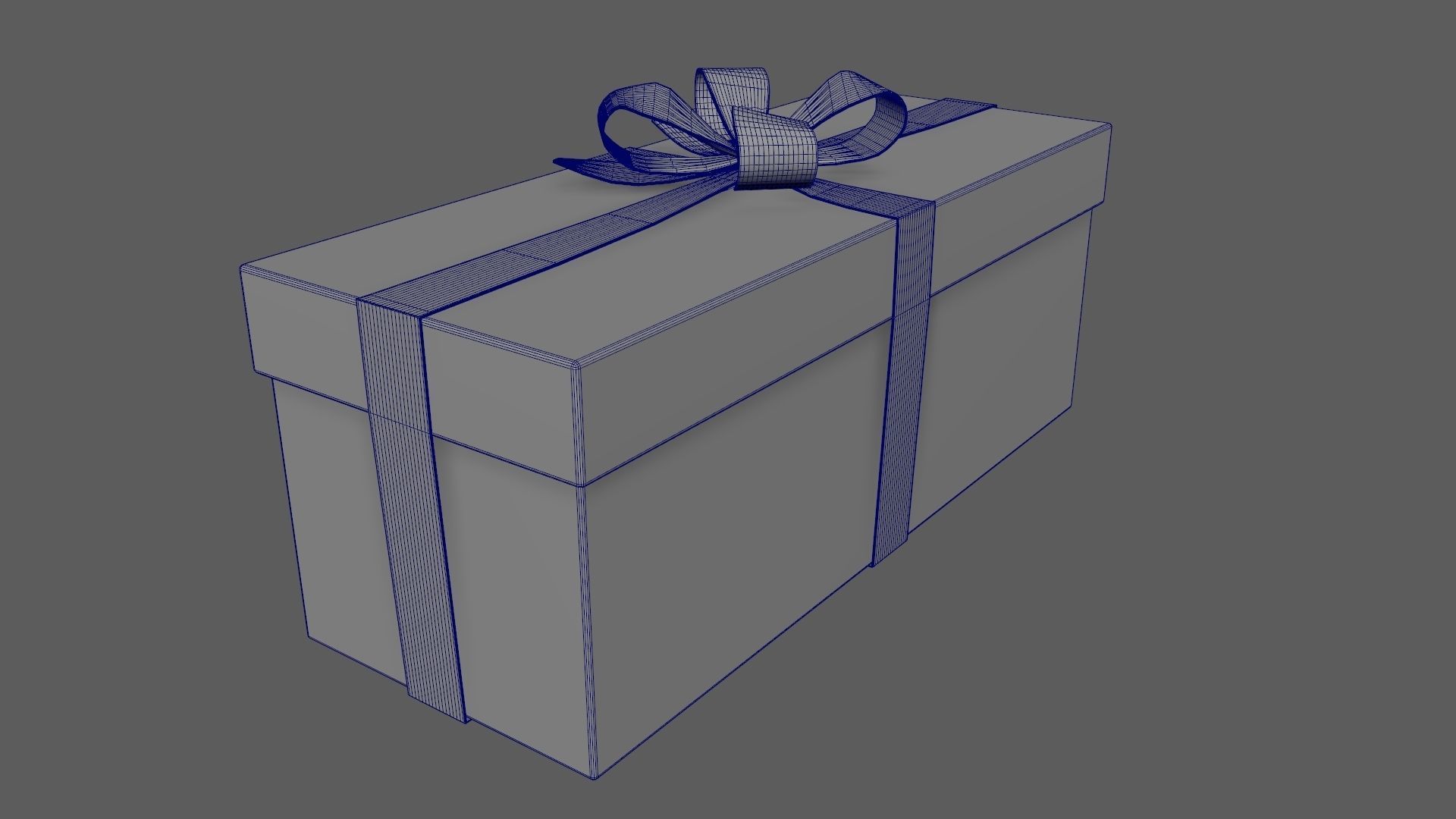 Christmas Gift Box 04 - V12 Low-poly 3D model_18