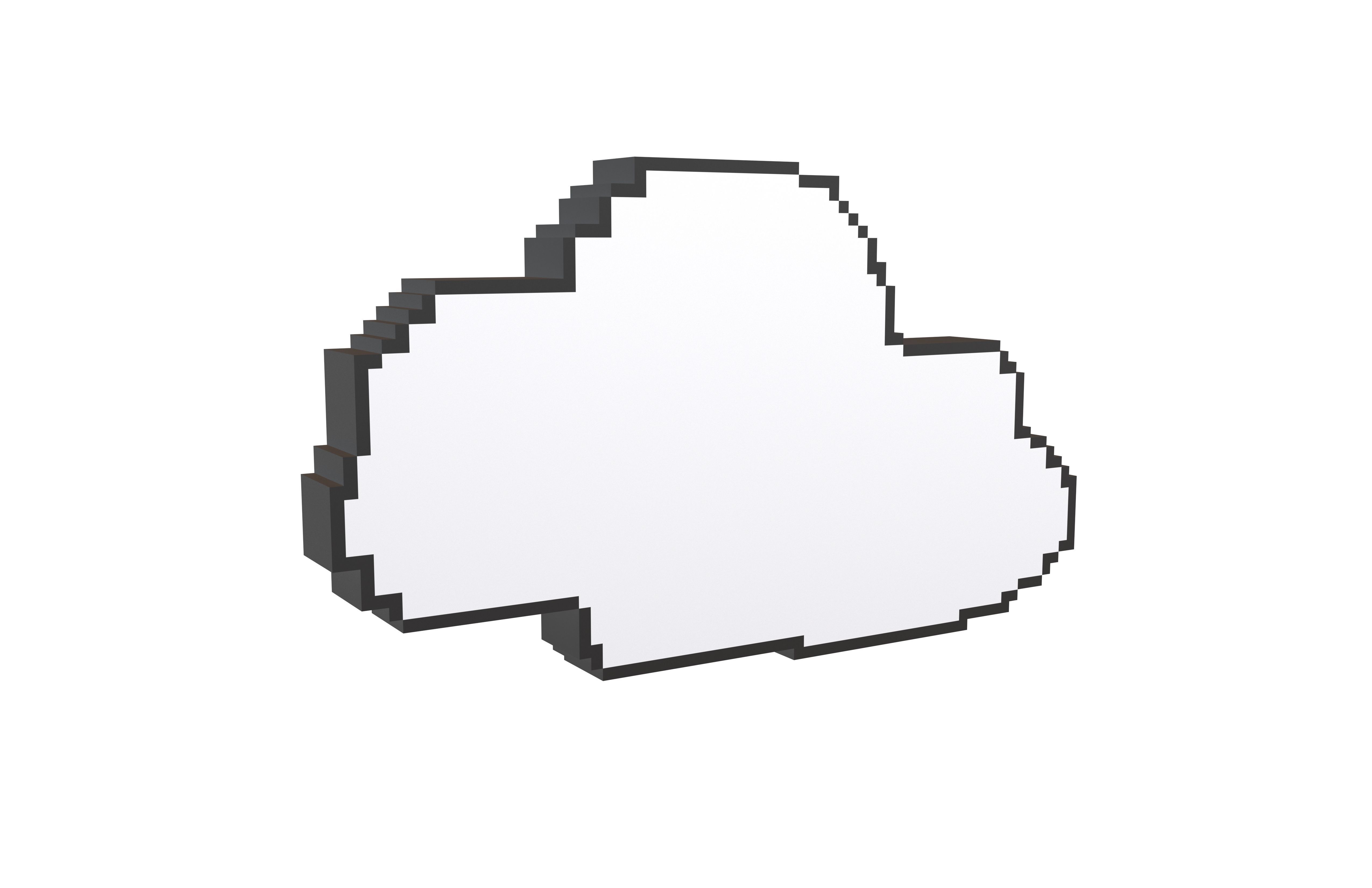 Pixel Cloud V2 001 Low-poly 3D model_1