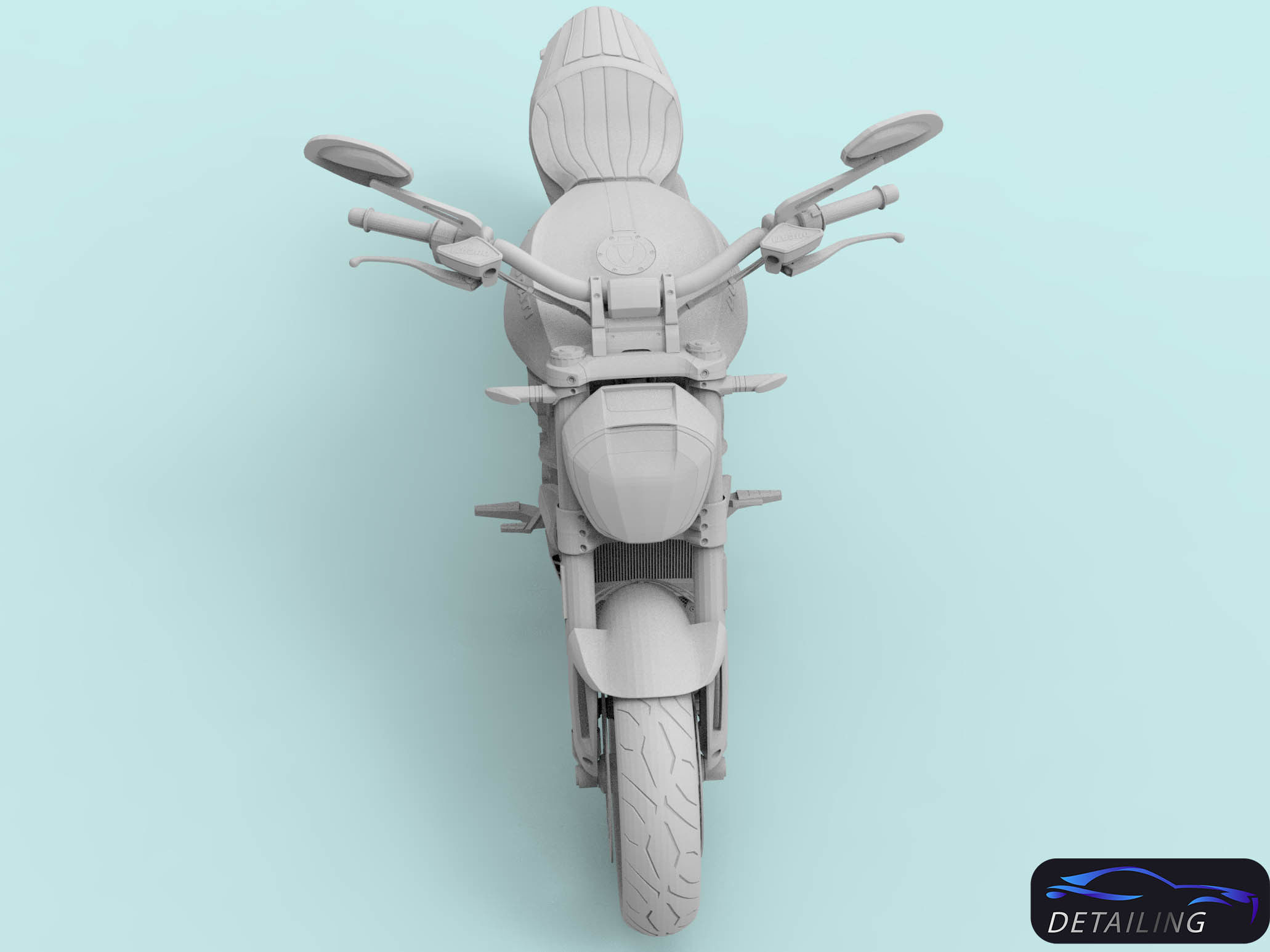 Ducati Bike for 3d printing 3D model_4