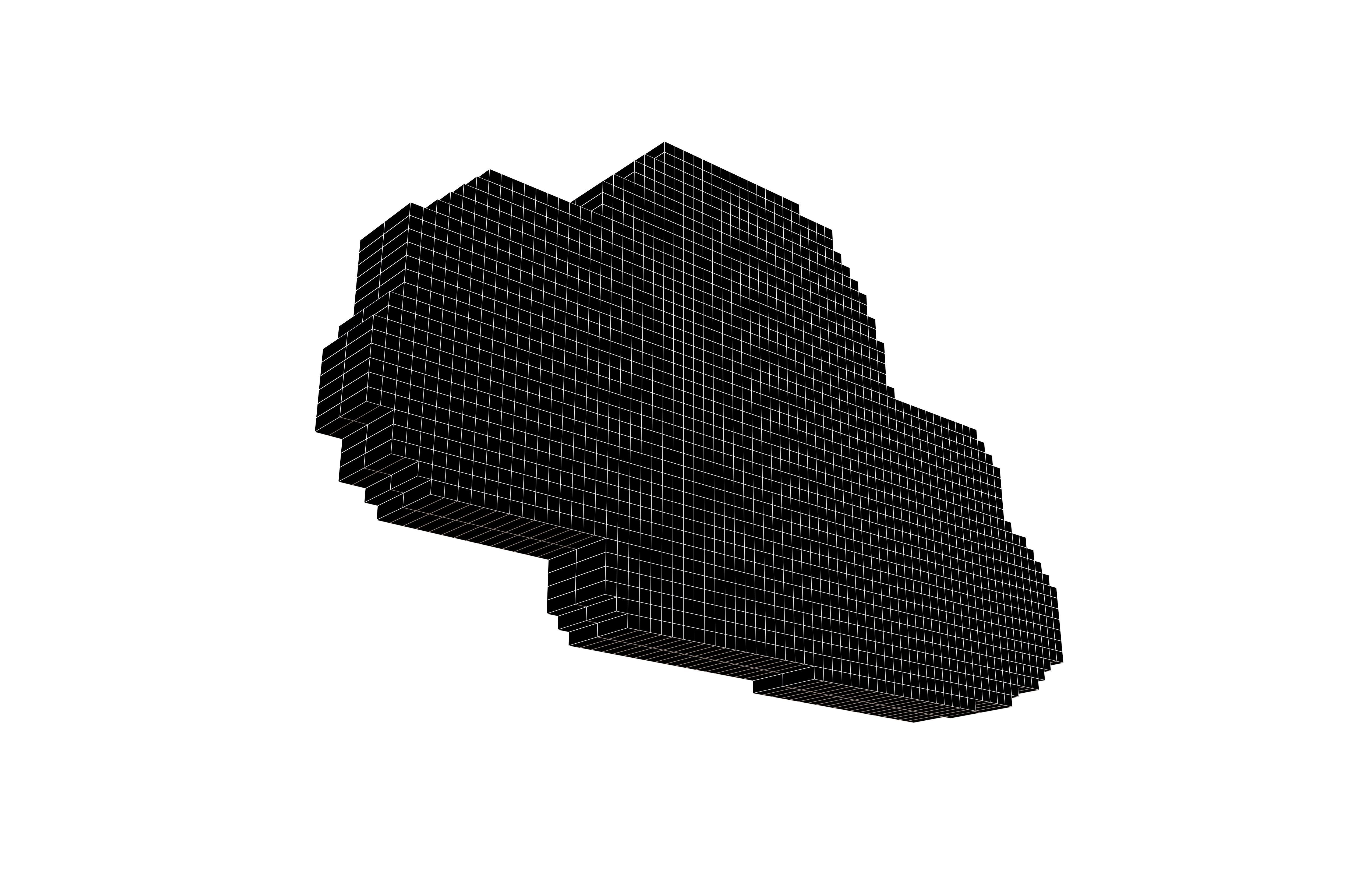 Pixel Cloud V2 003 Low-poly 3D model_7