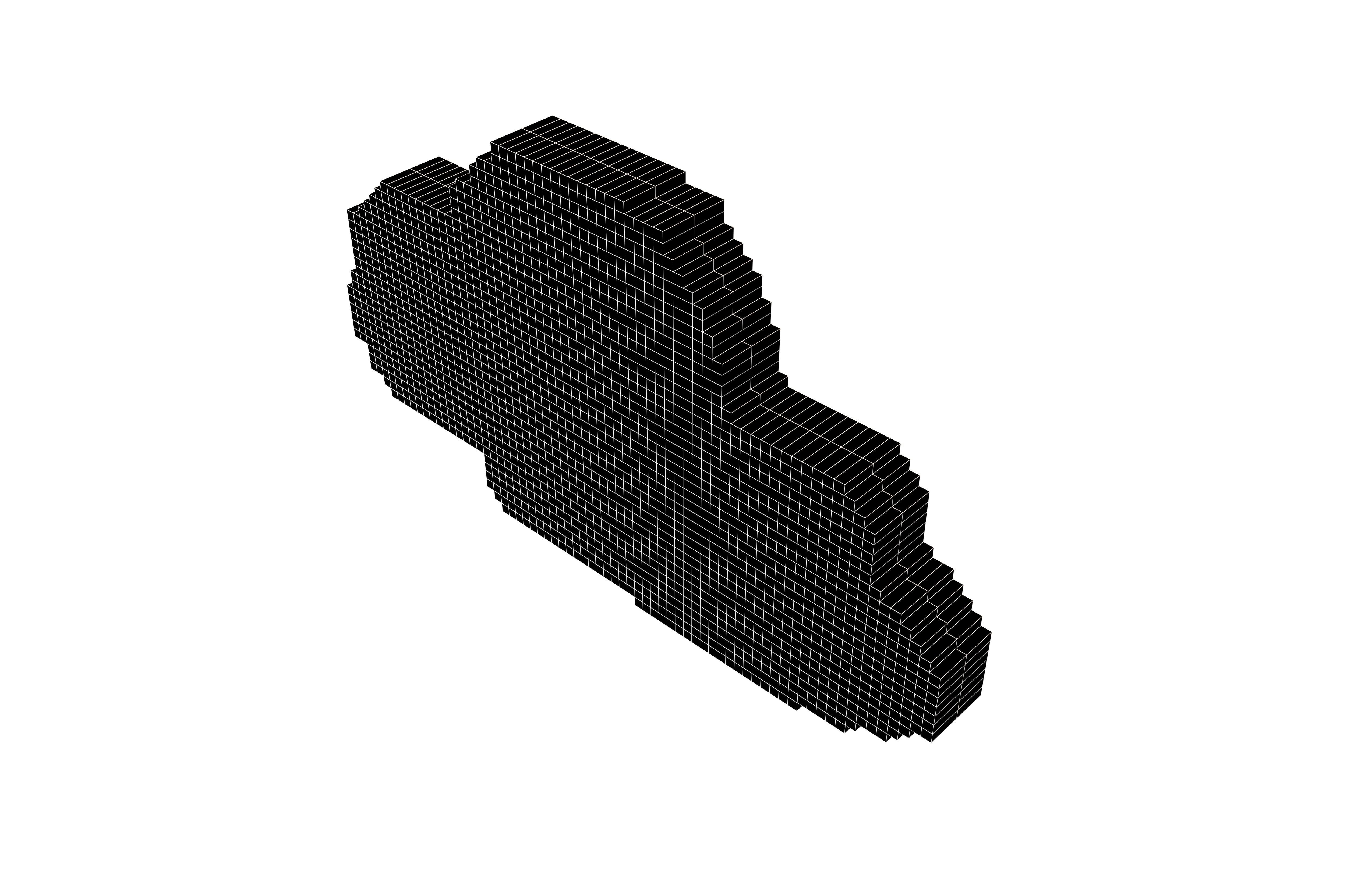 Pixel Cloud V2 003 Low-poly 3D model_6