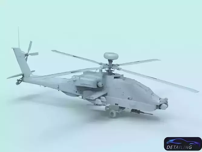 AH-64D Apache for 3d printing