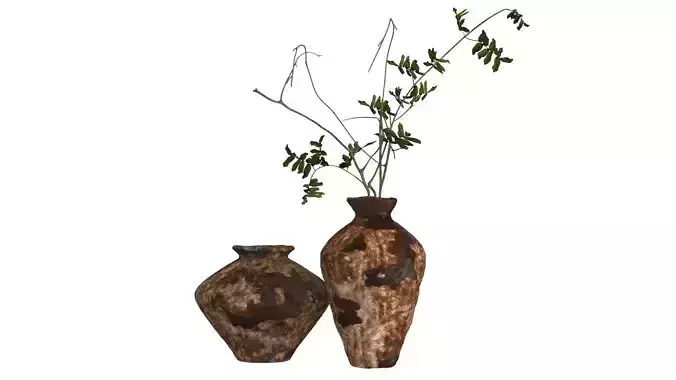 Rustic Vase Pottery Collection 3D model