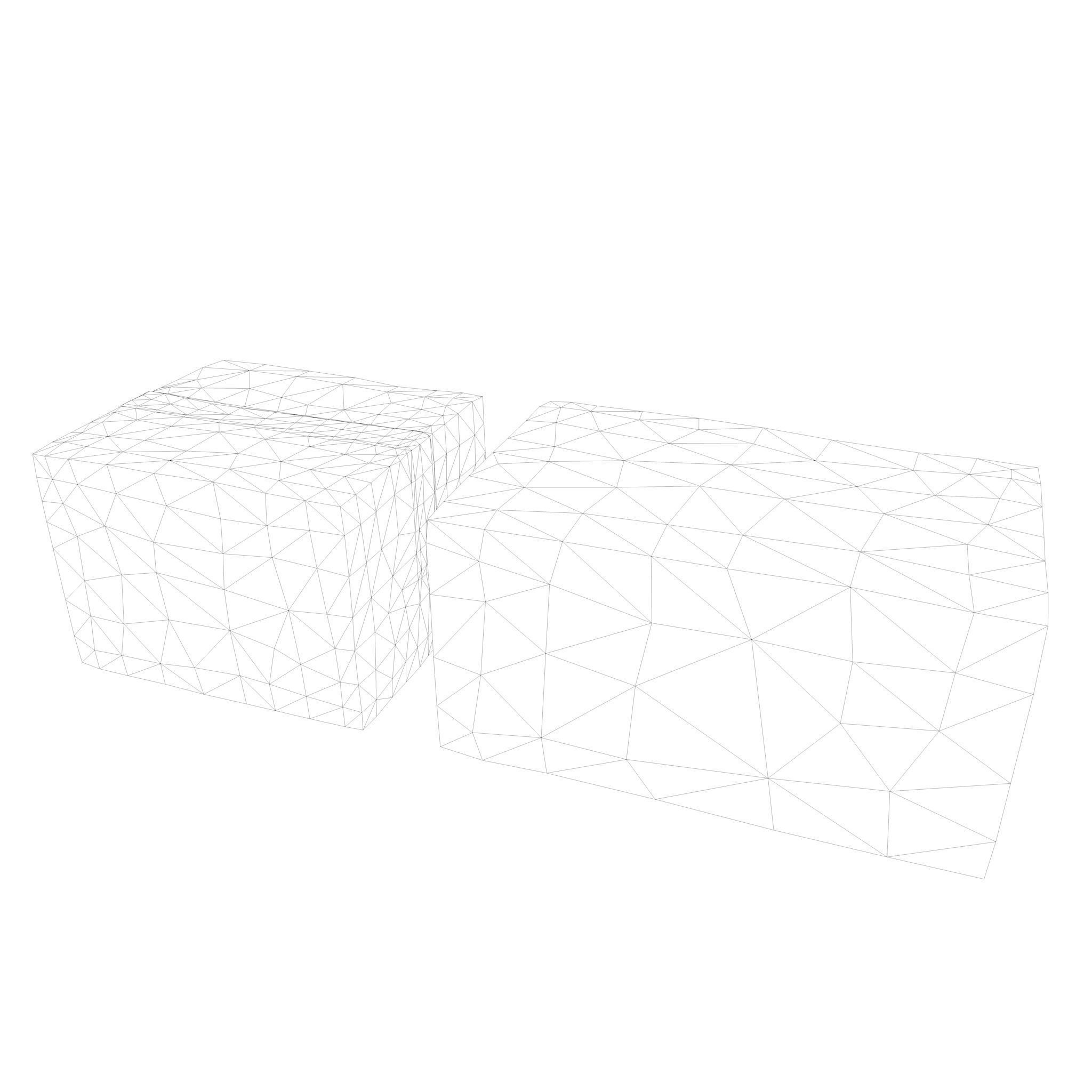 Cardboard Box Low-poly 3D model_7