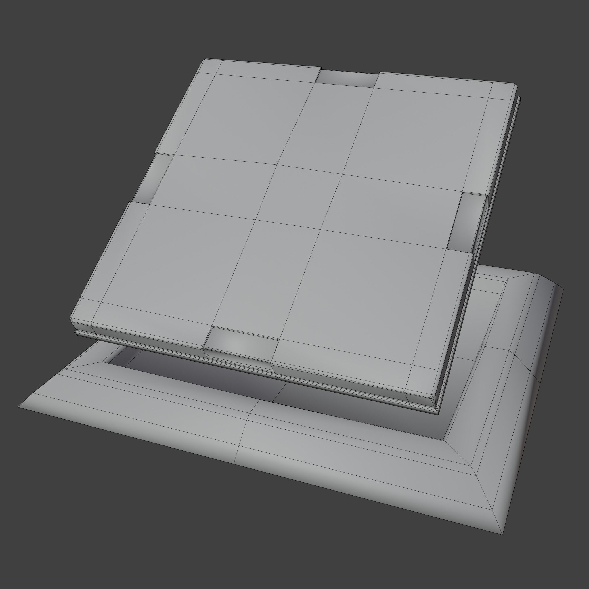 Flip Trap Game Ready Model Low-poly 3D model_6