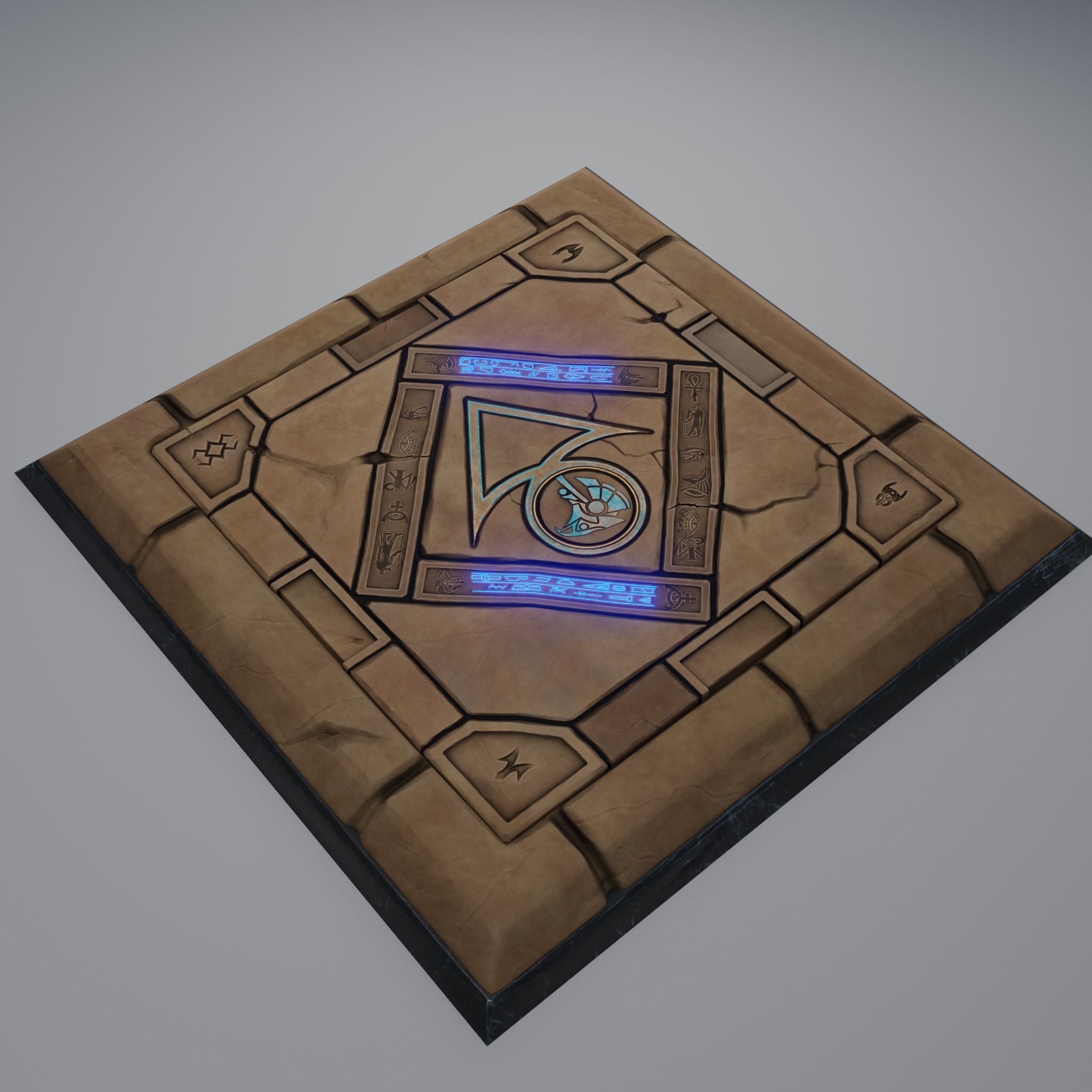 Flip Trap Game Ready Model Low-poly 3D model_3