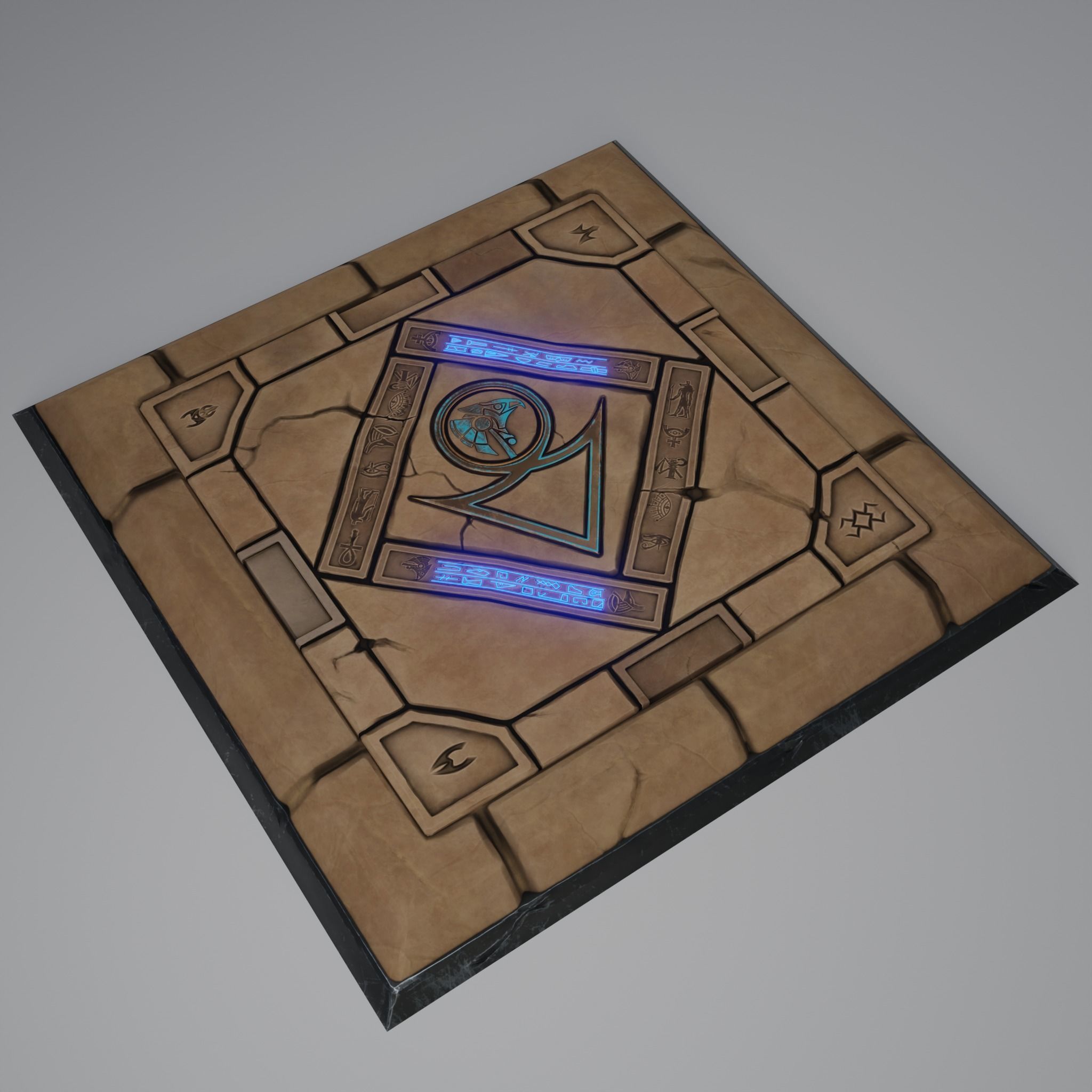 Flip Trap Game Ready Model Low-poly 3D model_2