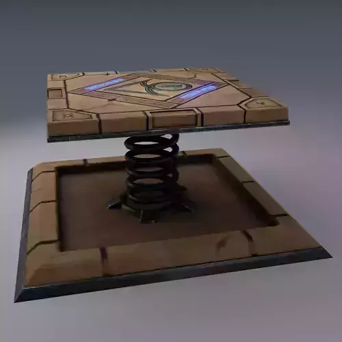 Flip Trap Game Ready Model