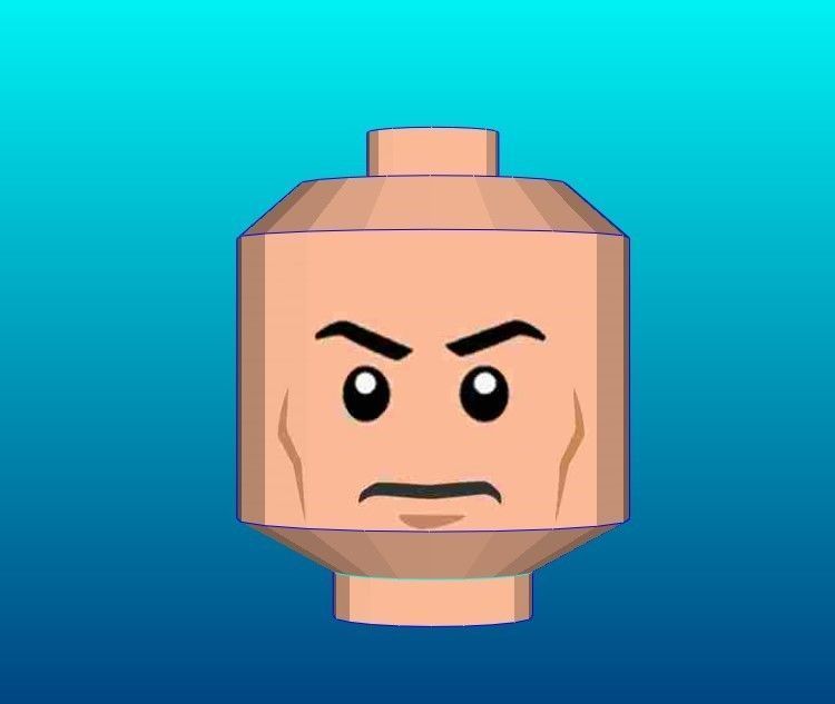 Batman Lego - Papercraft - Fan Made 3D print model_4