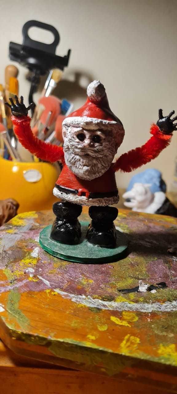 SANTA with PIPE CLEANERS 3D print model_12