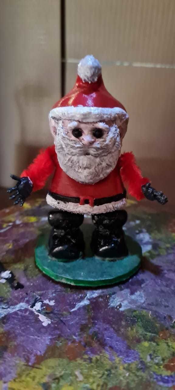 SANTA with PIPE CLEANERS 3D print model_2