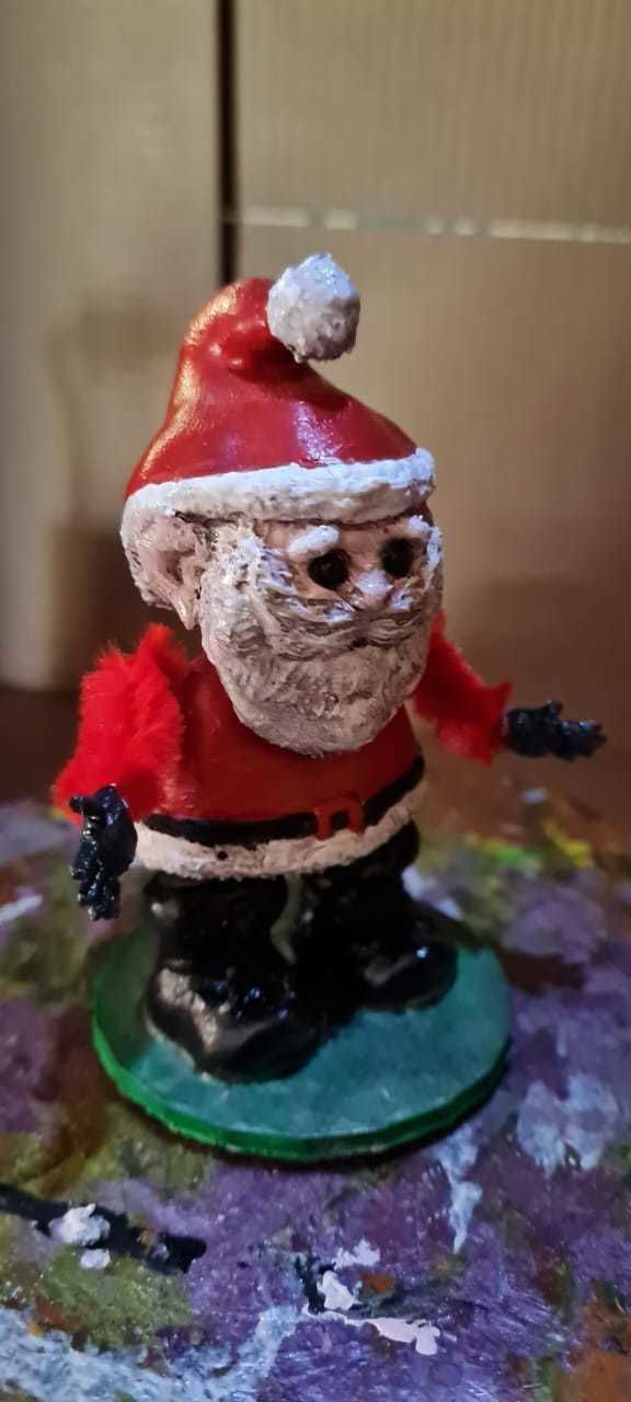 SANTA with PIPE CLEANERS 3D print model_5