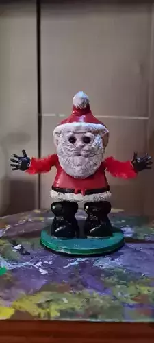 SANTA with PIPE CLEANERS 3D print model
