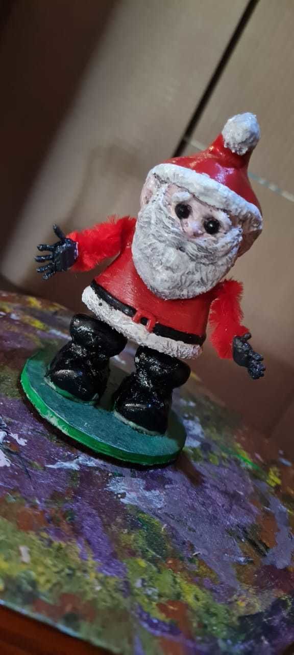 SANTA with PIPE CLEANERS 3D print model_8