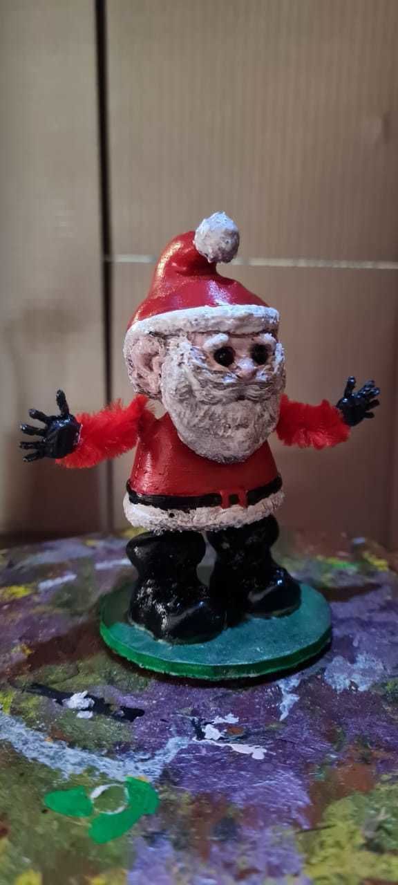SANTA with PIPE CLEANERS 3D print model_10