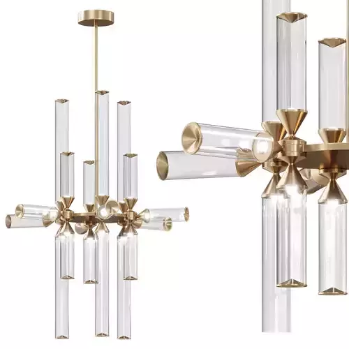 Chandelier Castle 18 03 Brass designed