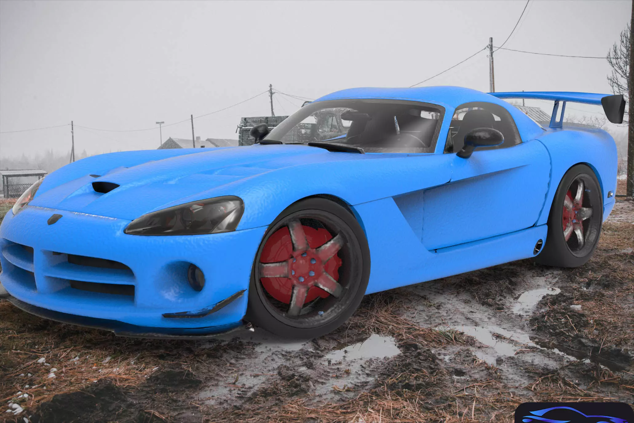 Dodge Viper SRT10 ACR for 3d printing 3D model