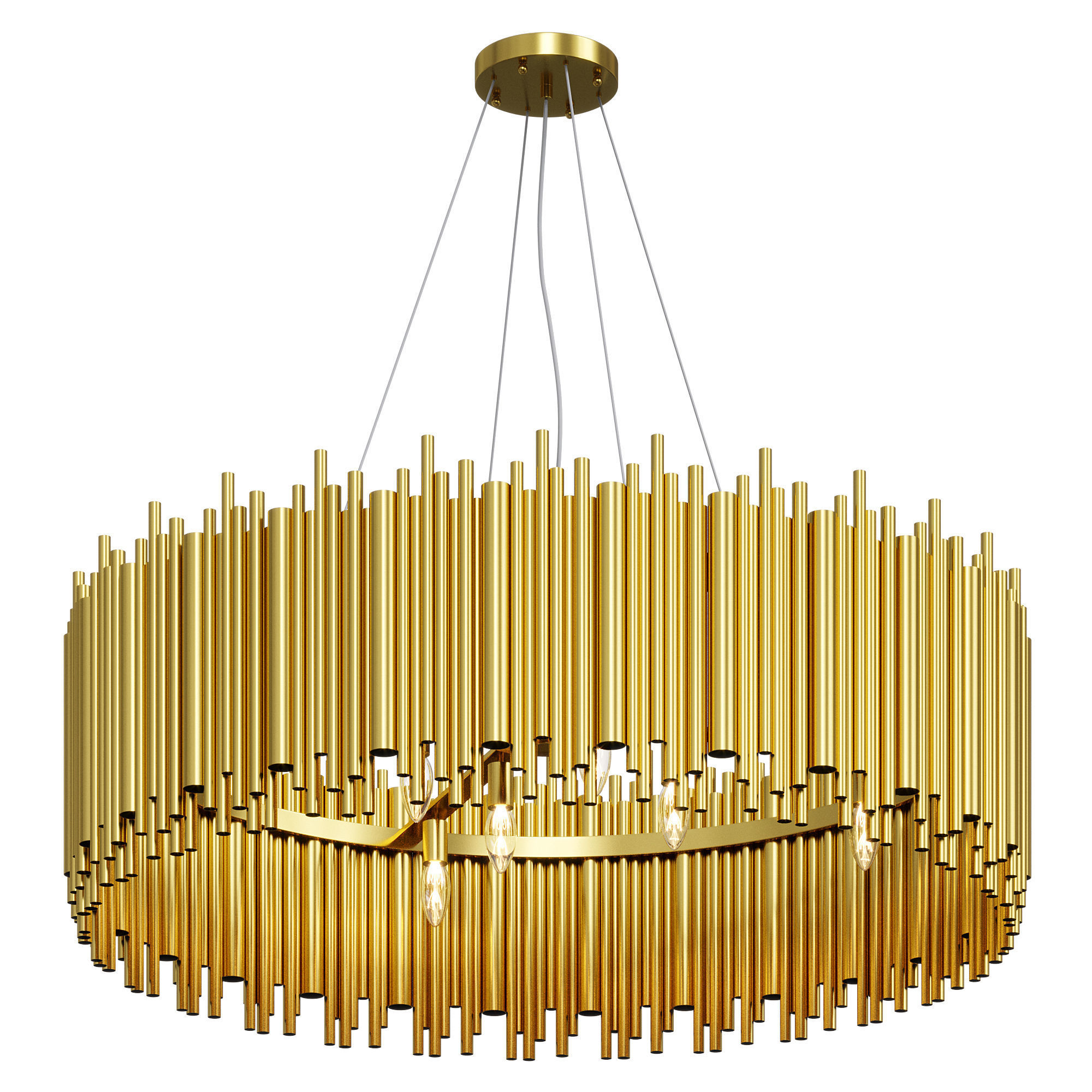  Brubeck Delightfull 100 OVAL Chandelier  3D model_1