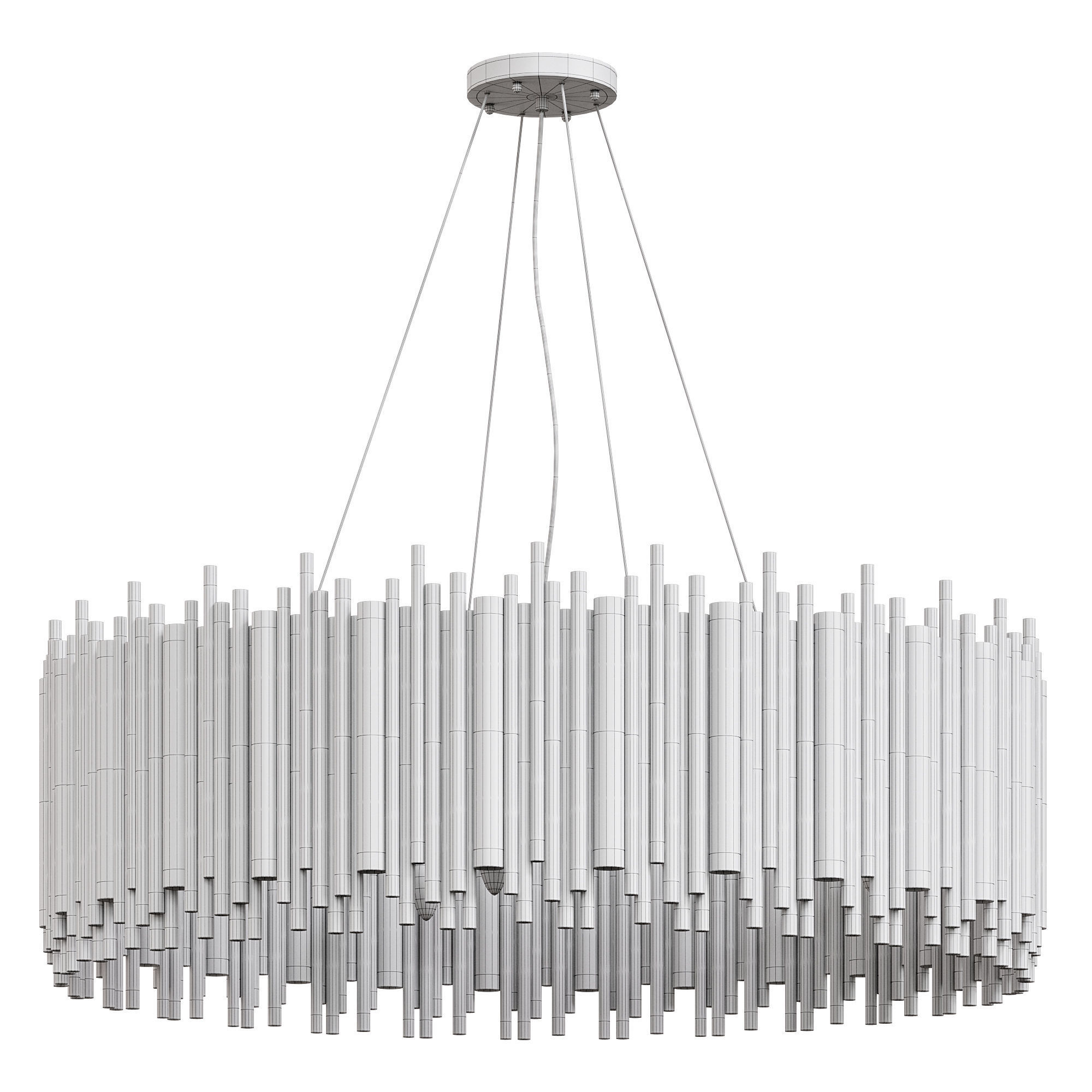  Brubeck Delightfull 100 OVAL Chandelier  3D model_2