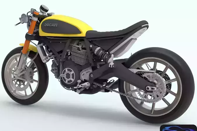 Ducati Scrambler for 3dprinting 3D model