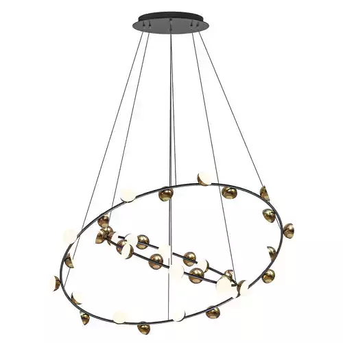 Chandelier Bloom Two Rings 