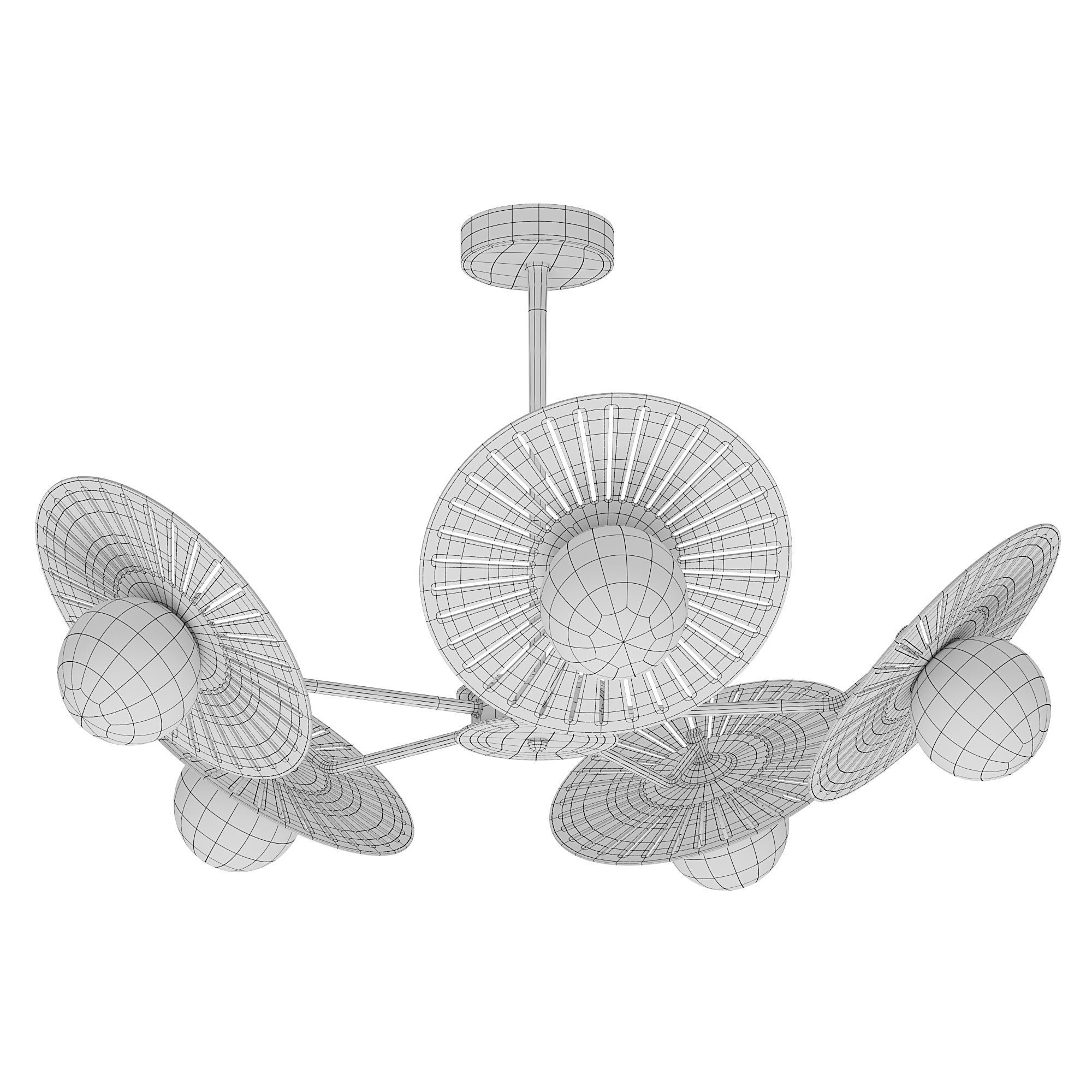 Chandelier Balls  3D model_2