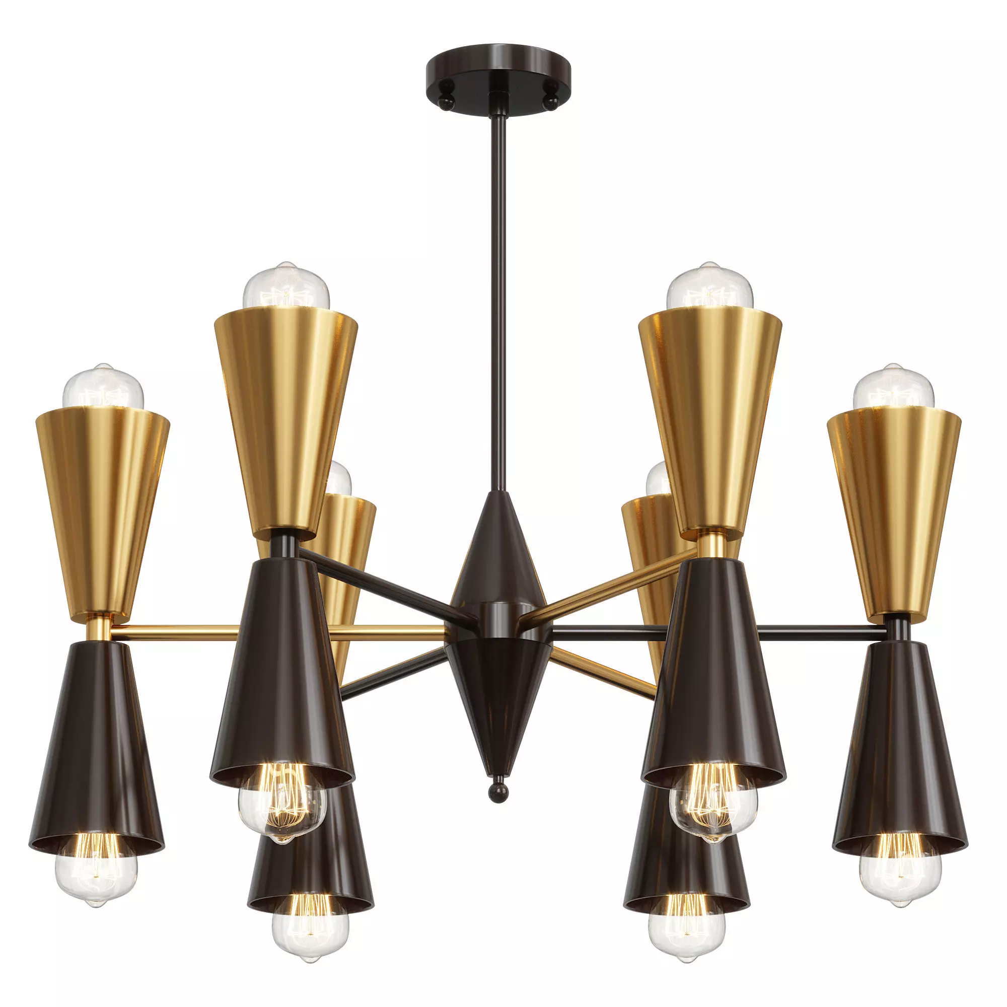 BARBELL Chandelier  3D model_0