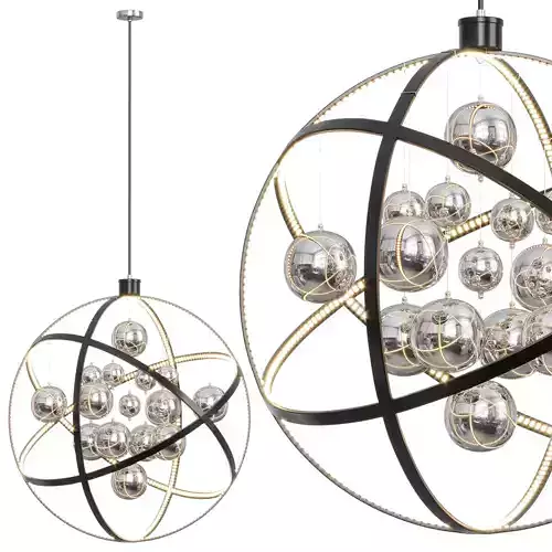 Atomic Nucleus Chandelier