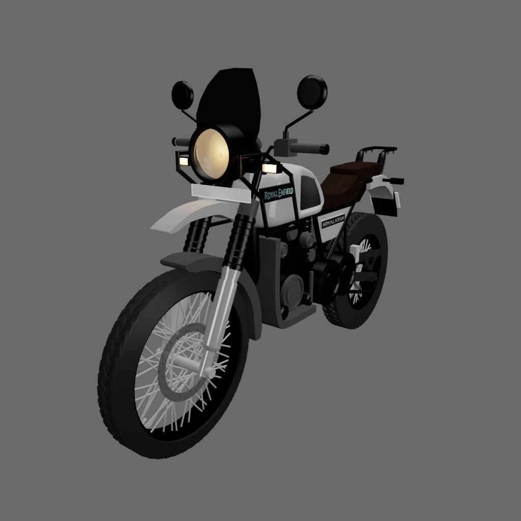 Royal Enfield Himalayan 3D model_4