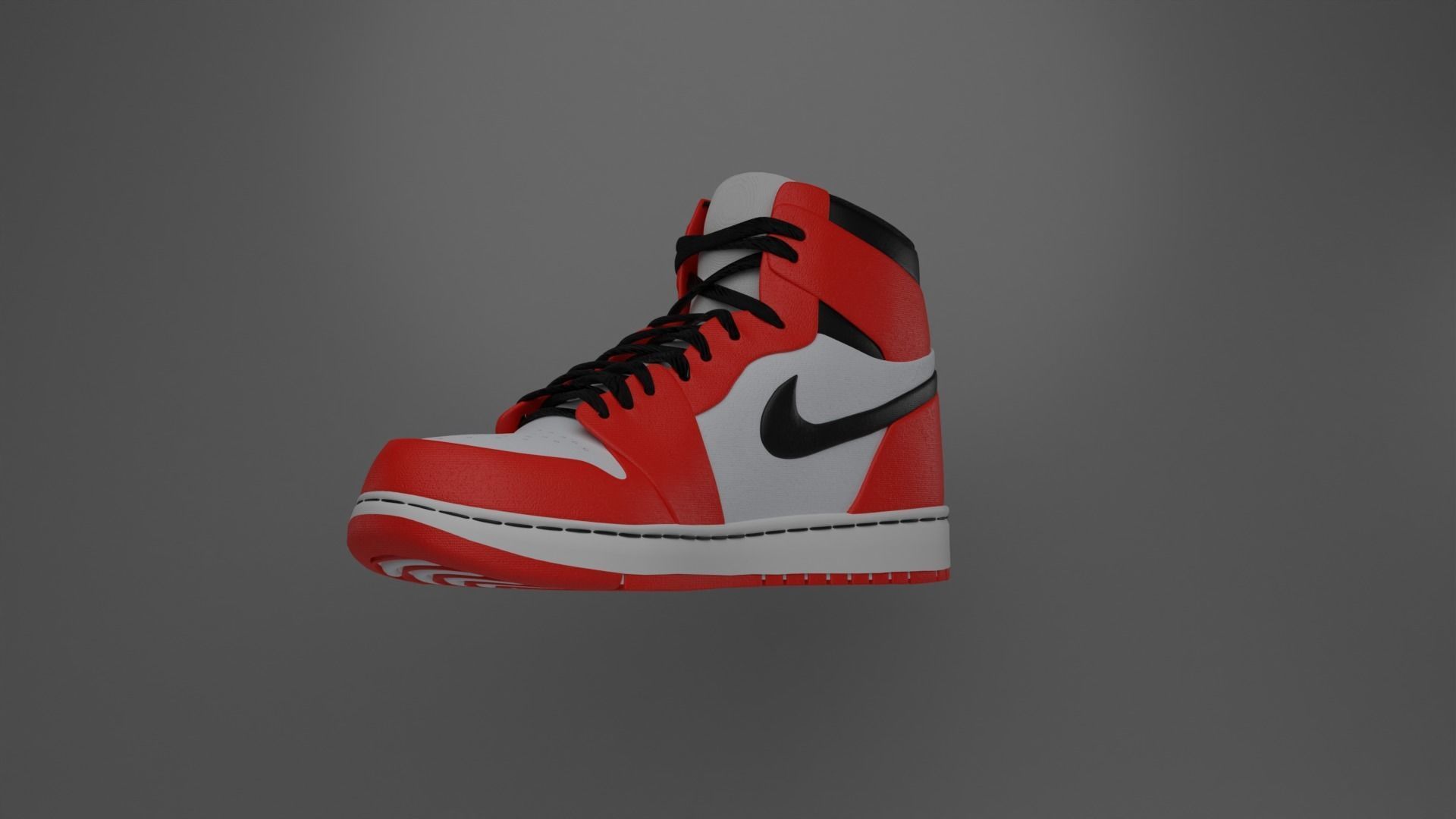 Nike AIR jORDANS Free 3D model_3