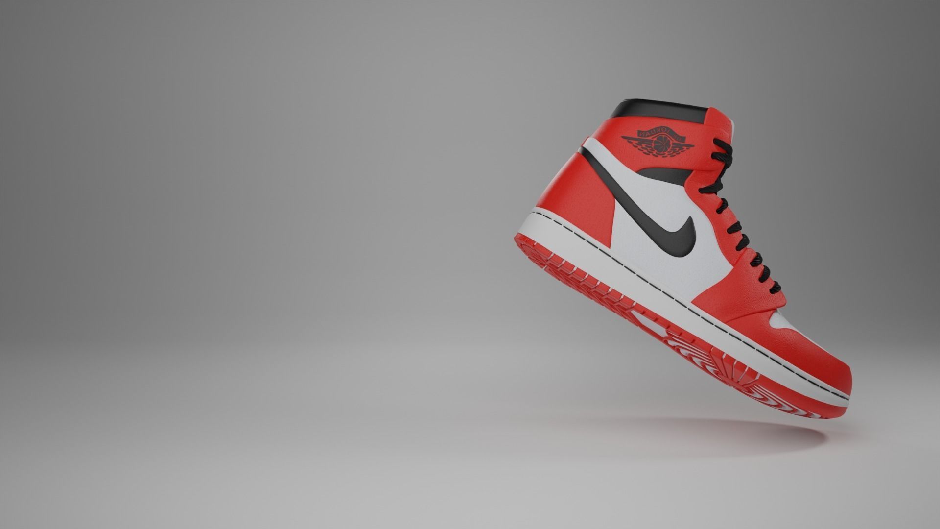 Nike AIR jORDANS Free 3D model_1