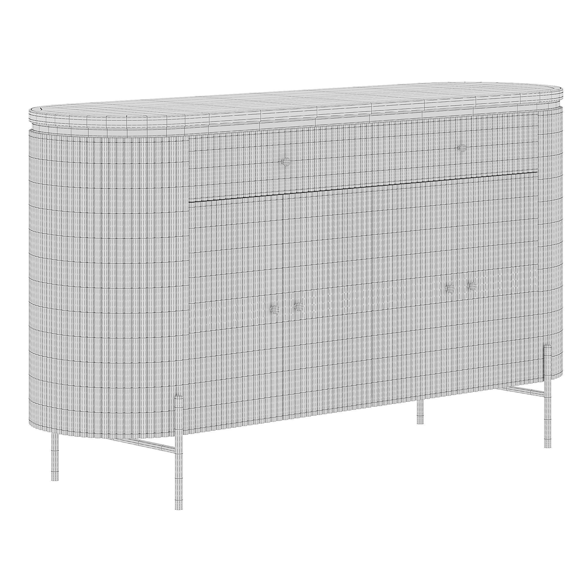 Neat designer chest of drawers LaLume MB20984 23  3D model_2